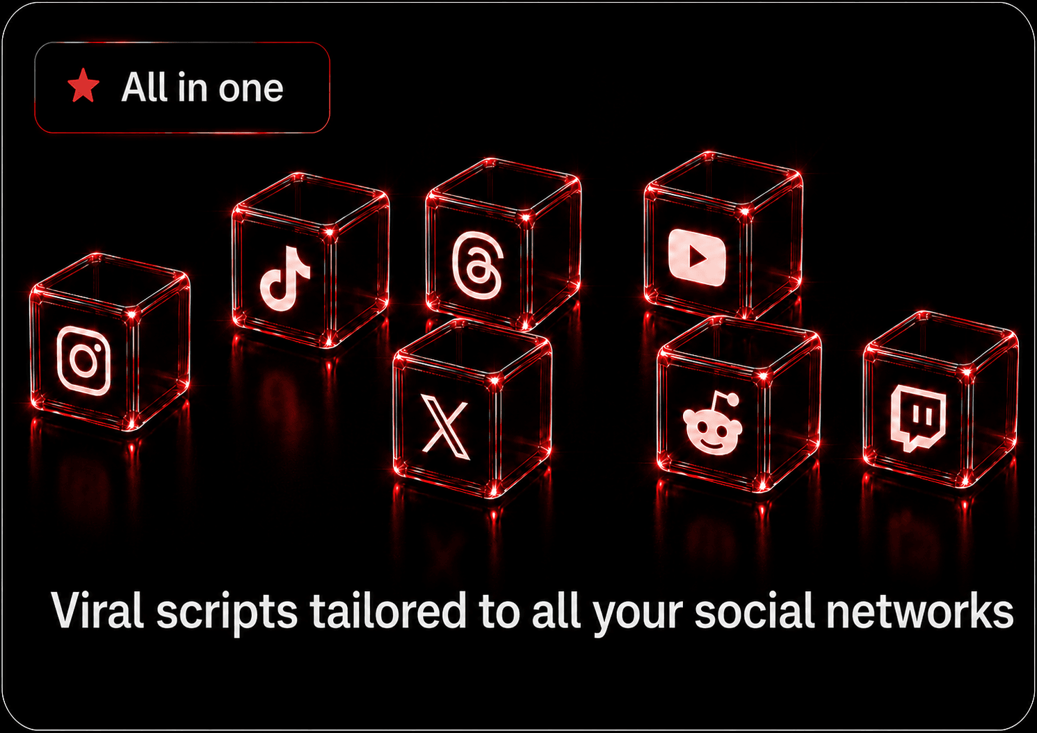 Viral scripts adapted to social platforms